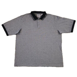 CYPRESS Links Navy Blue & White Design Polo Shirt